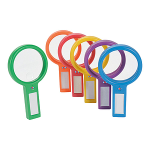TTS See and Speak Recordable Magnifying Glass 6pk