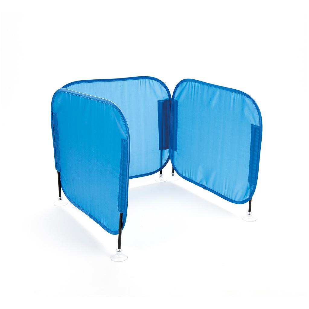 TTS Pop-Up Concentration Desk Barrier Blue