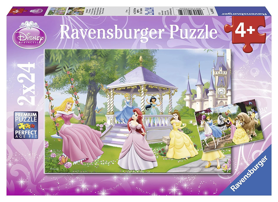 Ravensburger Puzzle 2x24 pc Disney Magical Princesses 