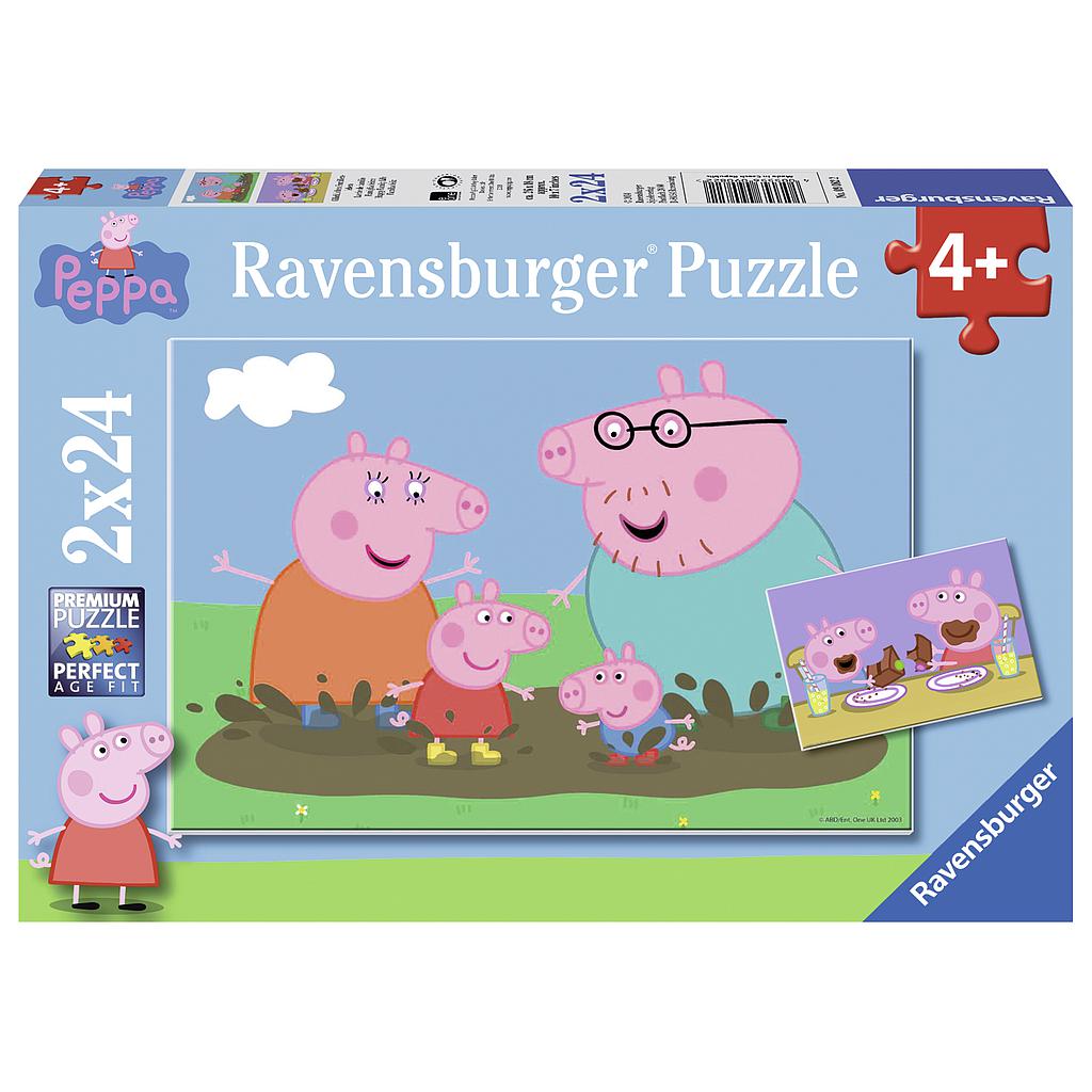 Ravensburger Pusle 2x24 pc Peppa the Pig