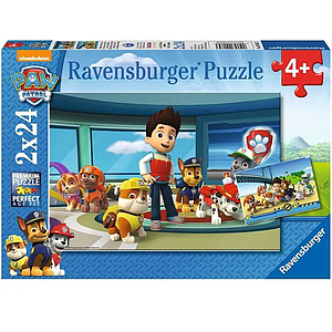 Ravensburger pusle 2x24 tk Käpapatrull