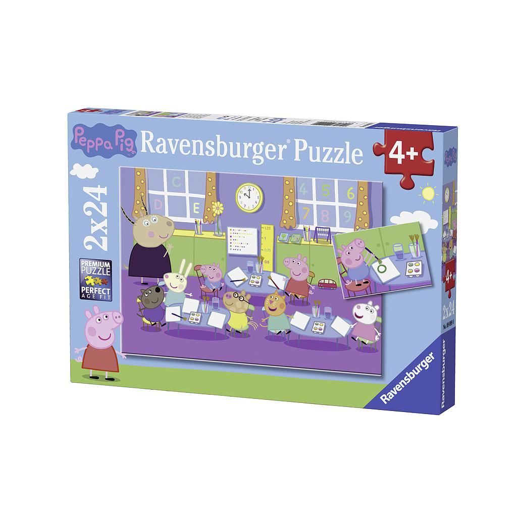 Ravensburger Pusle 2x24 pc Peppa the Pig