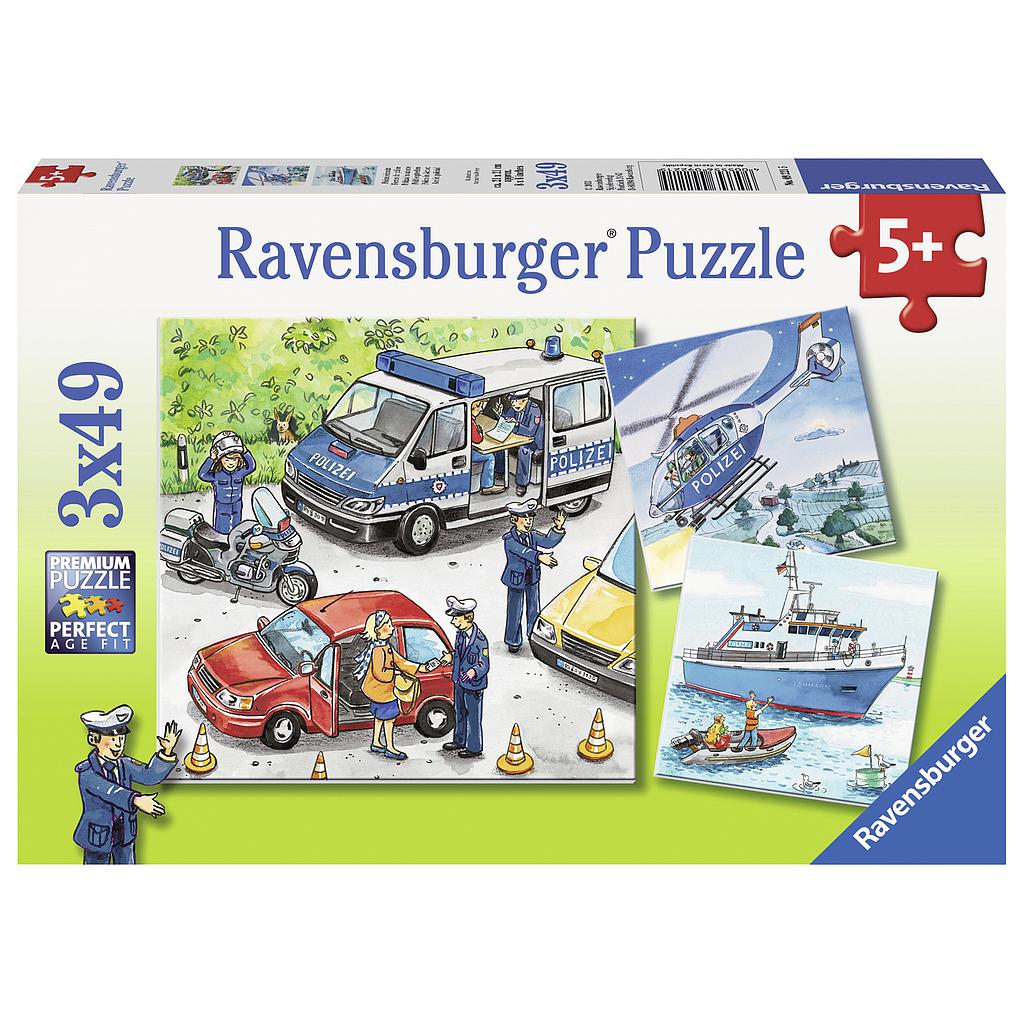 Ravensburger Puzzle 3x49 pc Police Action