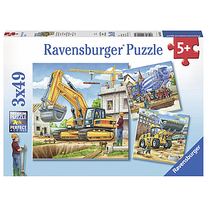 Ravensburger Puzzle 3x49 pc Giant Machines
