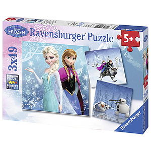 Ravensburger Puzzle 3x49 pc Frozen Winter Adventures