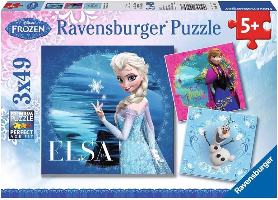 Ravensburger Puzzle 3x49 pc Frozen