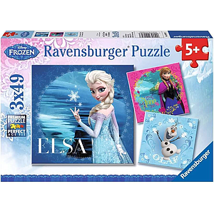 Ravensburger Puzzle 3x49 pc Frozen Elsa, Anna &amp; Olaf