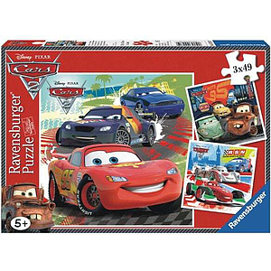 Ravensburger Puzzle 3x49 pc Cars 2