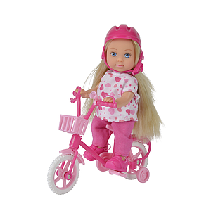 Simba Doll Evi With A Bicycle 2 Different