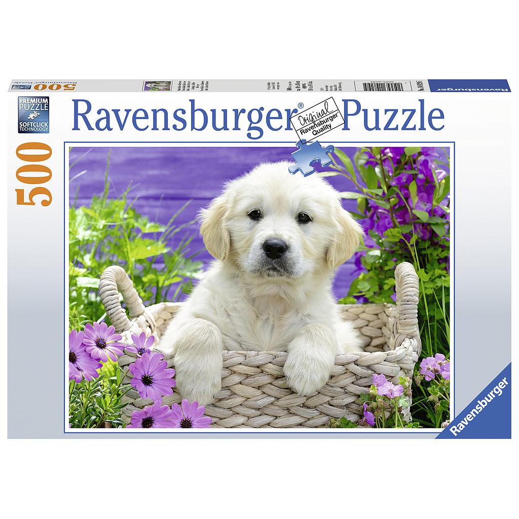 Ravensburger Puzzle 500 pc Sweet Golden Retriver