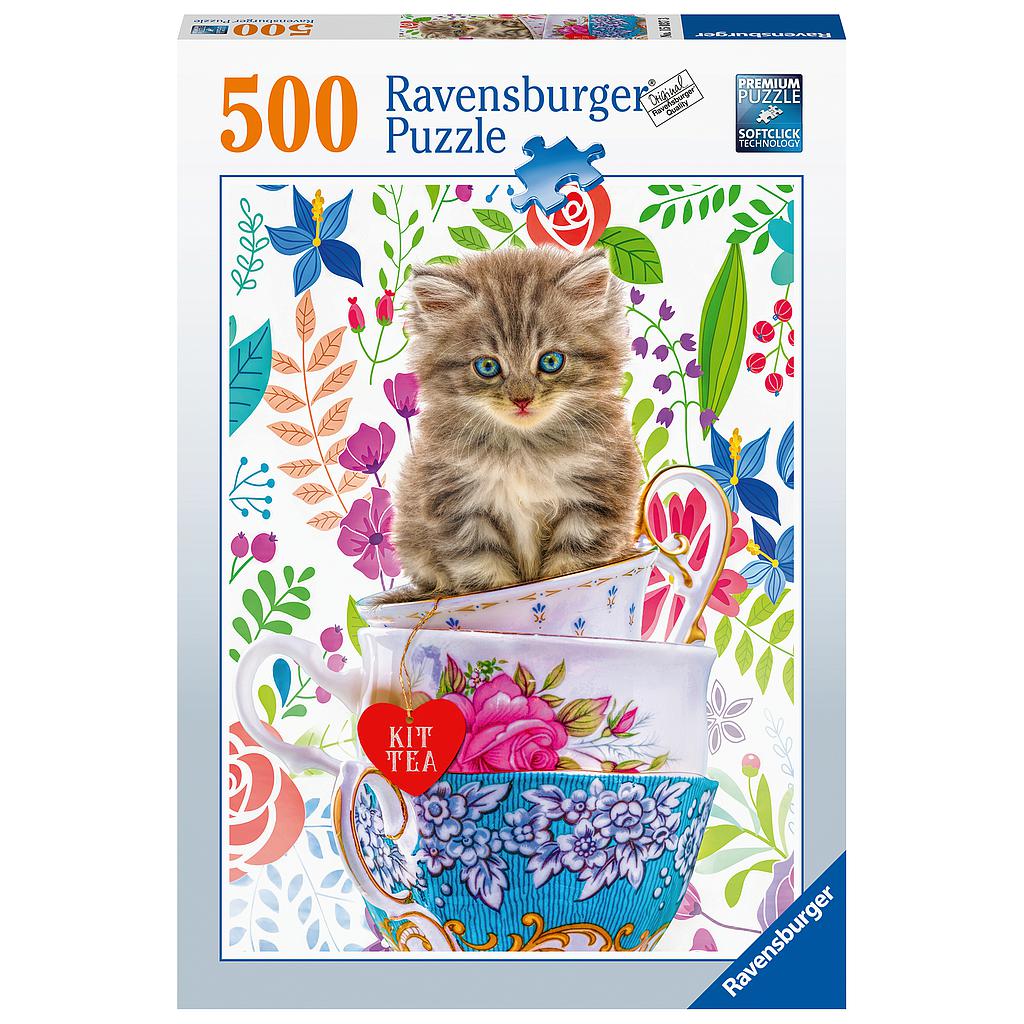 Ravensburger Puzzle 500 pc Teacup Kitty