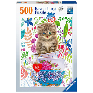 Ravensburger Puzzle 500 pc Teacup Kitty