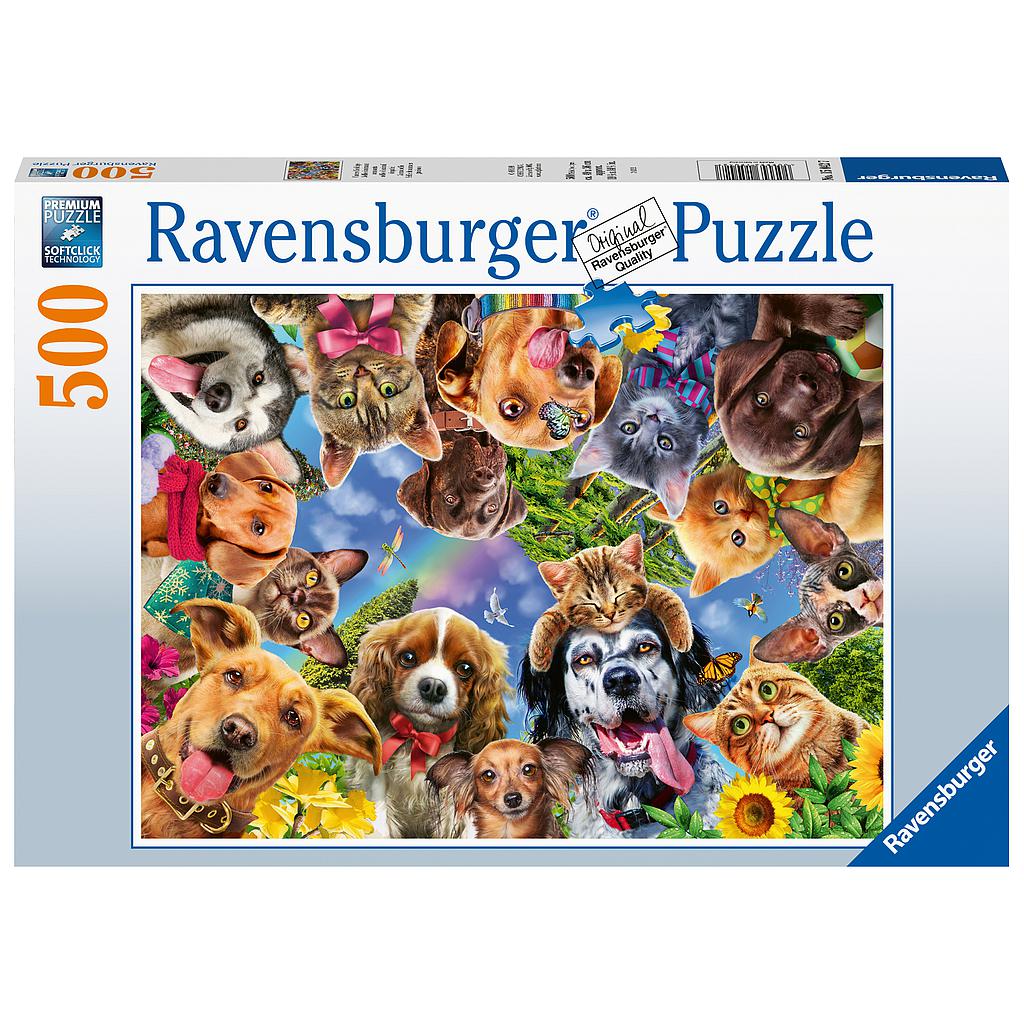 Ravensburger Puzzle 500 pc Animals Selfie