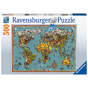 Ravensburger Puzzle 500 pc World of Butterflies