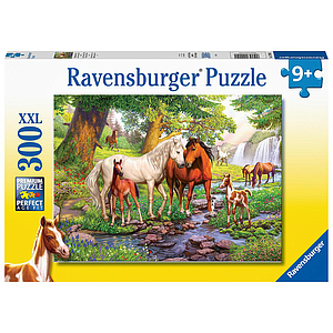 Ravensburger Puzzle 300 pc Horses by the Stream