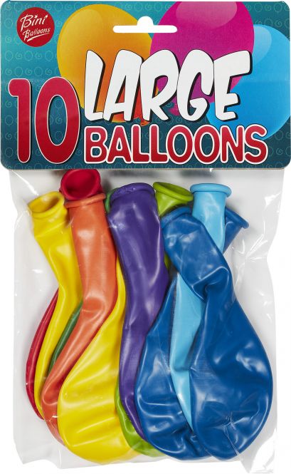 Bini Balloons Large Balloons 10 pc