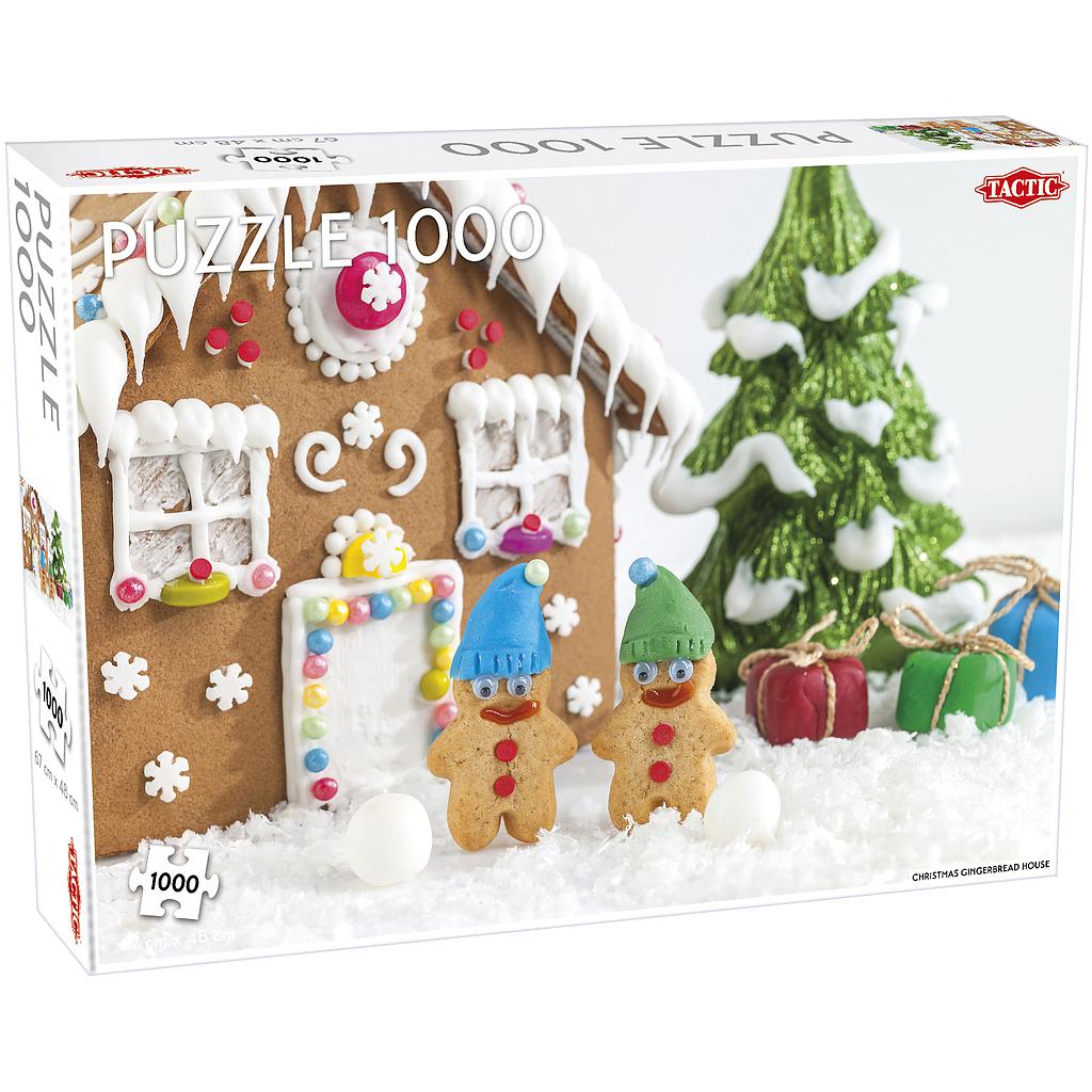 Tactic Puzzle 1000 pc Christmas Gingerbread House