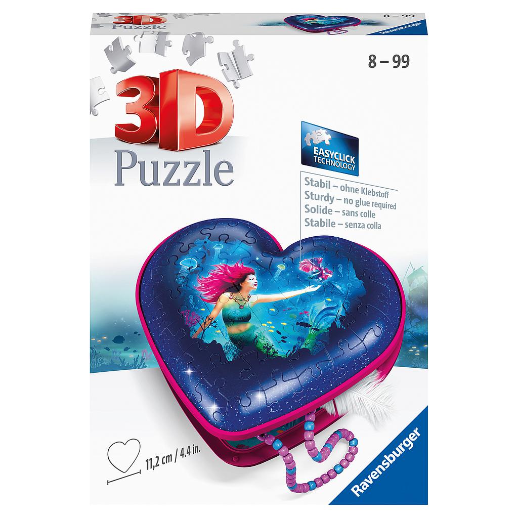 Ravensburger 3D Puzzle Heart Box Mermaids