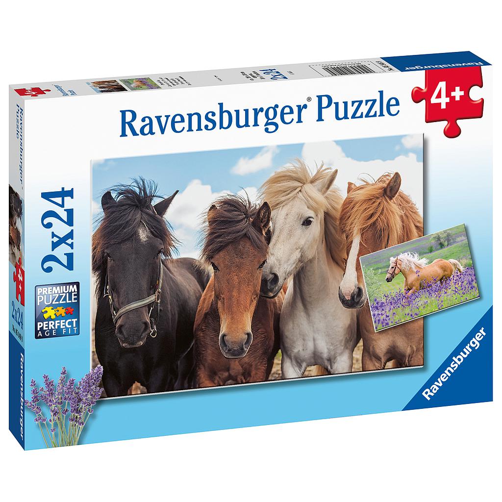 Ravensburger Puzzle 2x24 pc Horses