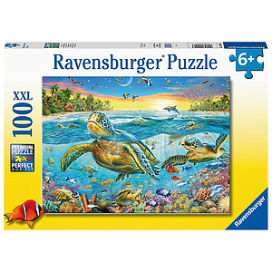 Ravensburger Puzzle 100 pc Swim with Sea Turtles