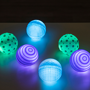 TTS Light Up Tactile Glow Spheres