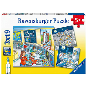 Ravensburger Puzzle 3x49 pc Space Mission