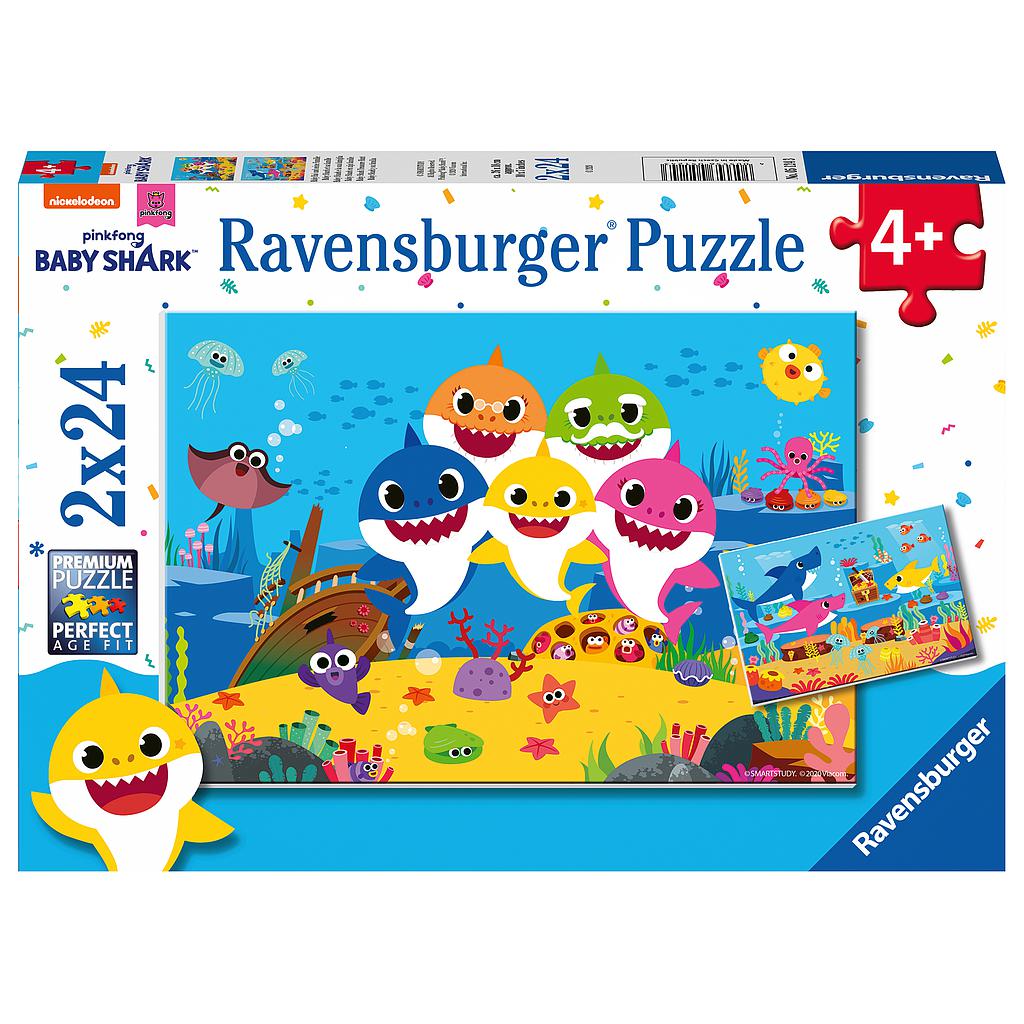 Ravensburger Puzzle 2x24 pc Baby shark