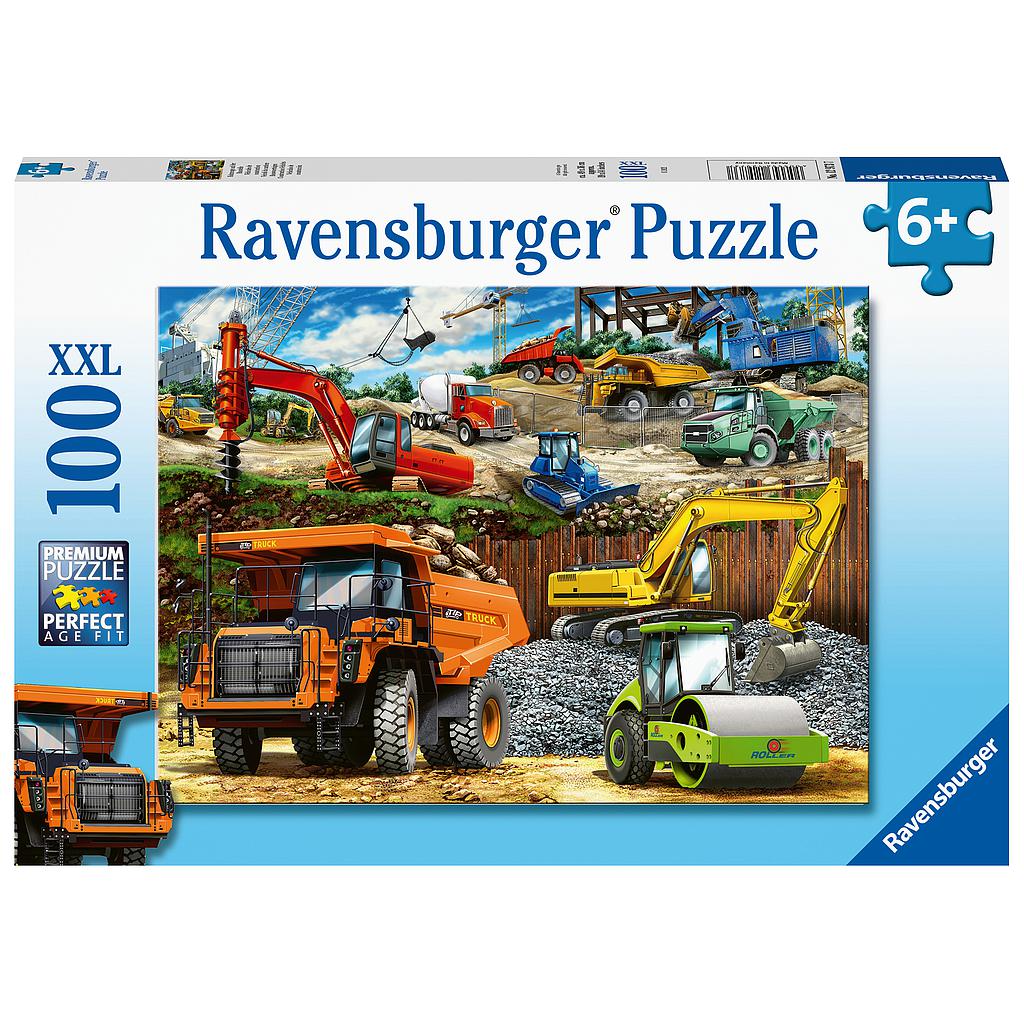 Ravensburger Puzzle 100 pc Construction Machinery