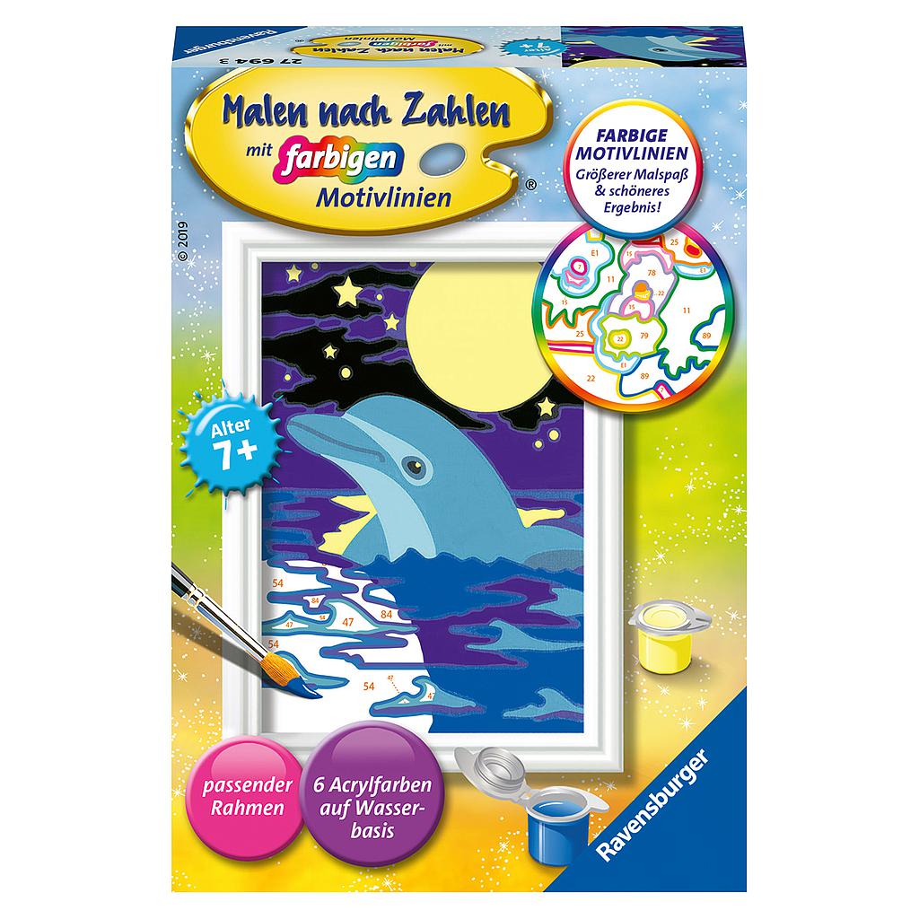 Ravensburger Painting by Numbers Little Dolphin