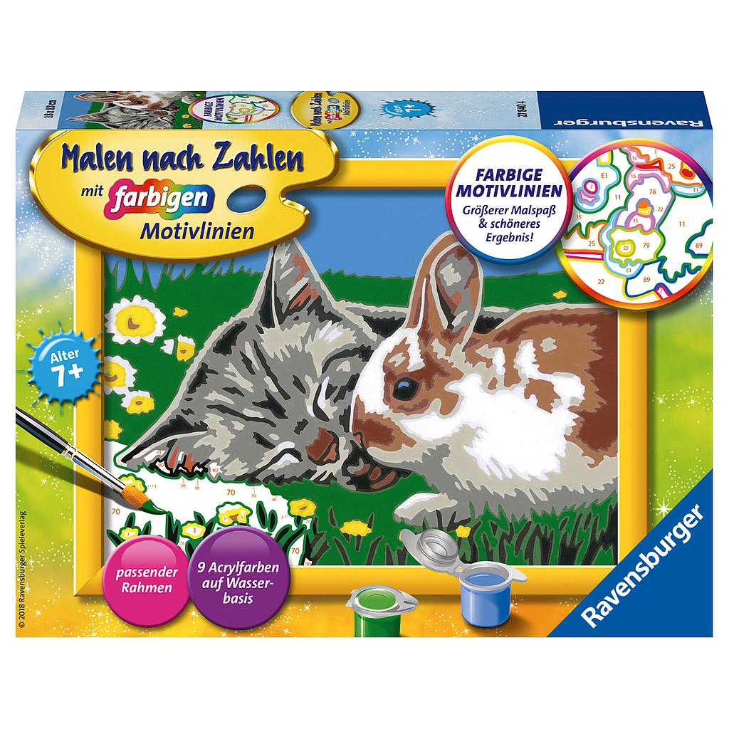 Ravensburger Painting by Numbers Kittens and Bunnies