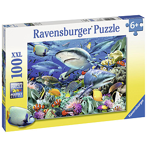 Ravensburger Puzzle 100 pc Reef of the Sharks