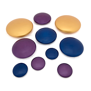 TTS Metallic Stacking Pebble Collection 10pk