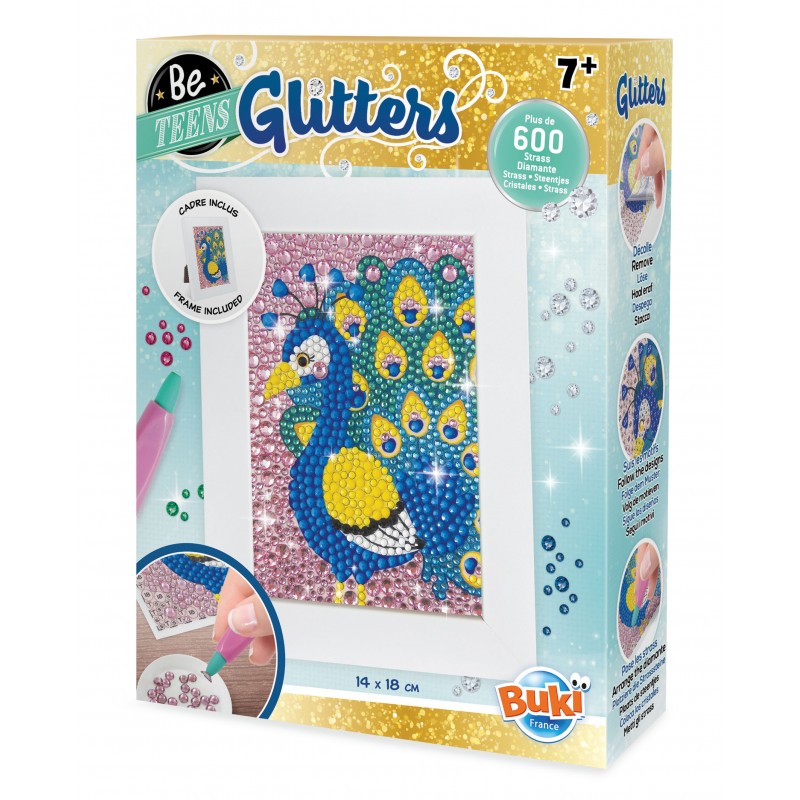 Buki Glitters Picture Peacock