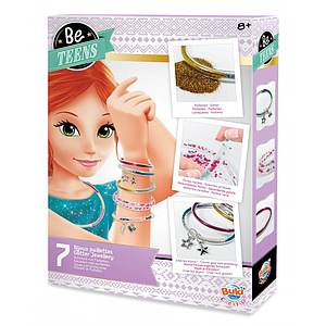 Buki Crafts Set: Glitters Bracelets
