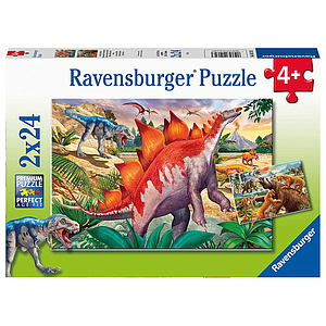 Ravensburger Puzzle 2x24 pc Dinosaurs