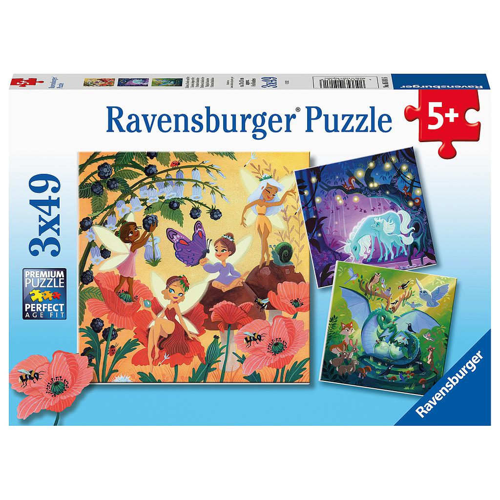 Ravensburger Puzzle 3x49 pc Magical Characters