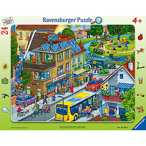 
Ravensburger Frame Puzzle 24 pc Our village
