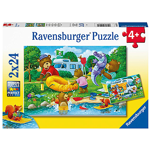 Ravensburger Puzzle 2x24 pc Bears Vacation