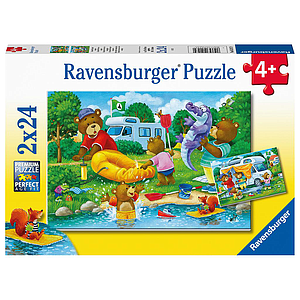 Ravensburger puzzle 2x24 pc Bears Vacation