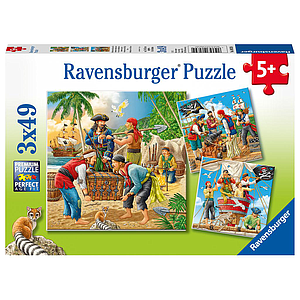 Ravensburger Puzzle 3x49 pc Pirates