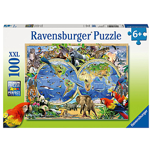Ravensburger puzzle 100 pc Animals of the World
