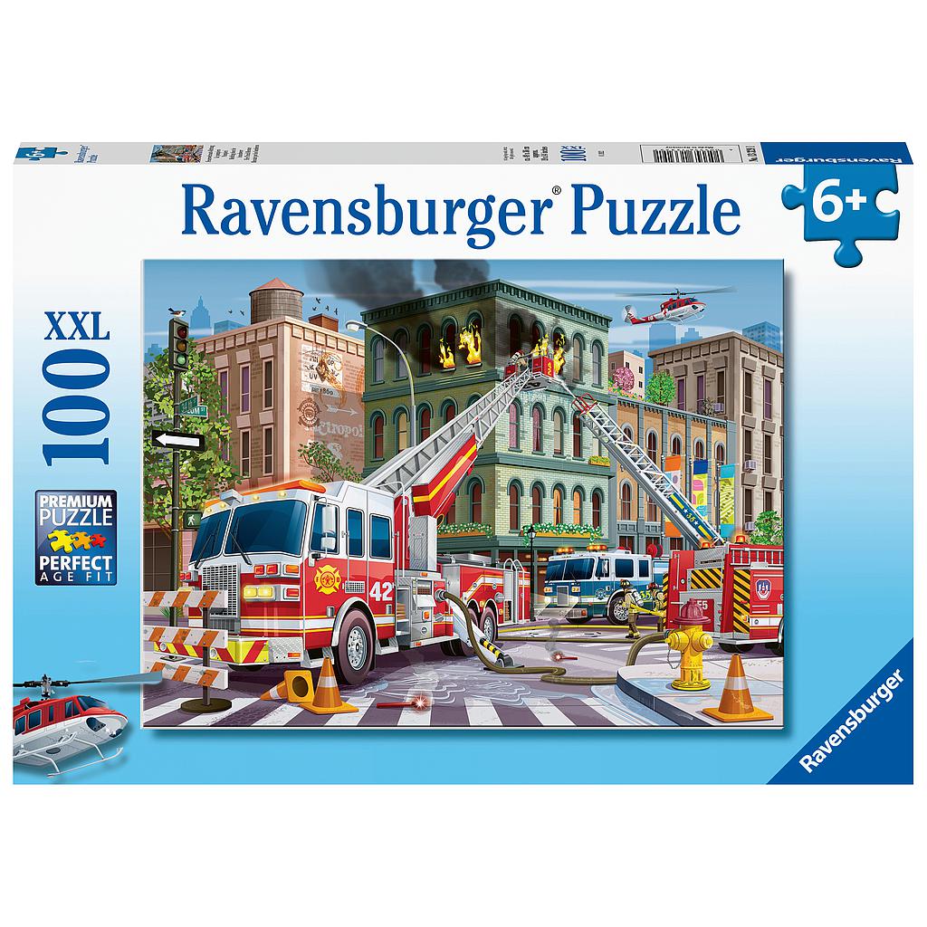 Ravensburger puzzle 100 pc Fire Trucks