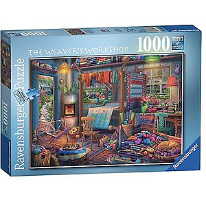 Ravensburger puzzle 1000 pc Weaver's Workshop