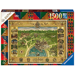 
Ravensburger puzzle 1500 pc Map of Harry Potter Hogward