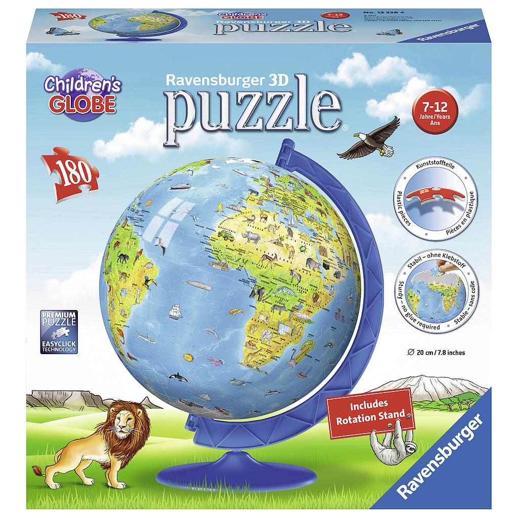 Ravensburger 3D Puzzle Ball 180 pc Children's Globe