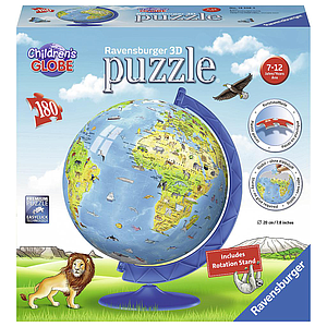 Ravensburger 3D Puzzle Ball 180 pc Children's Globe