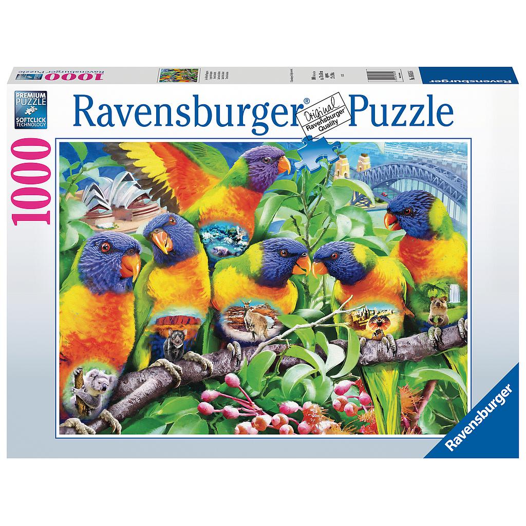 Ravensburger Puzzle 1000 pc Parrots