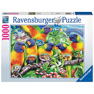 Ravensburger puzzle 1000 pc Parrots