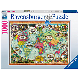 Ravensburger puzzle 1000 pc World Map
