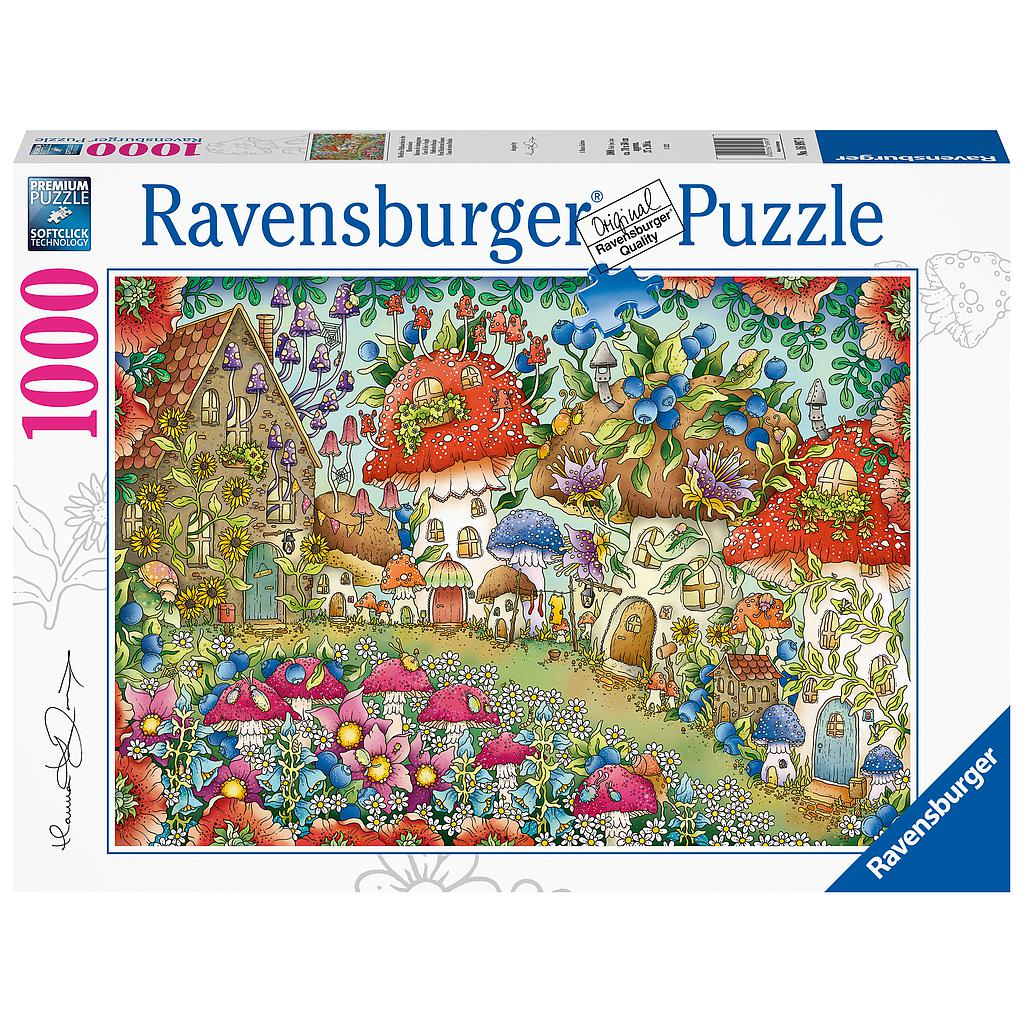 Ravensburger Puzzle 1000 pc Mushroom Houses